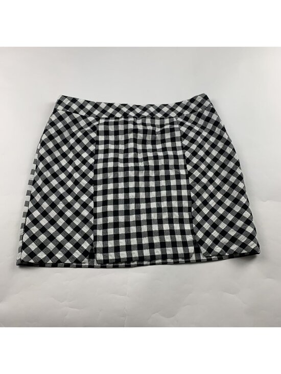 Topshop Dresses & Skirts - Topshop Black White Gingham Checkered Mini Skirt 8